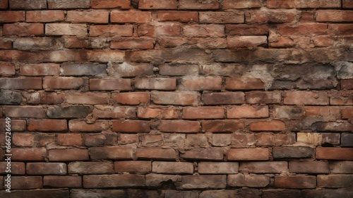 a brick wall with a hole in it