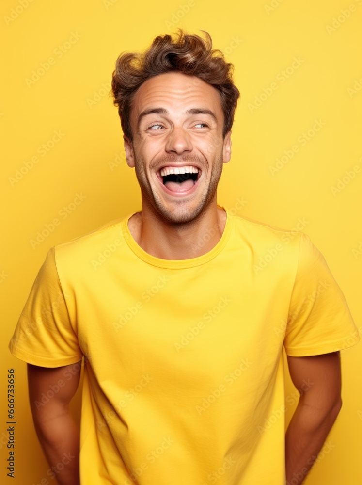 Photograph happy crazy man Photograph happy crazy man