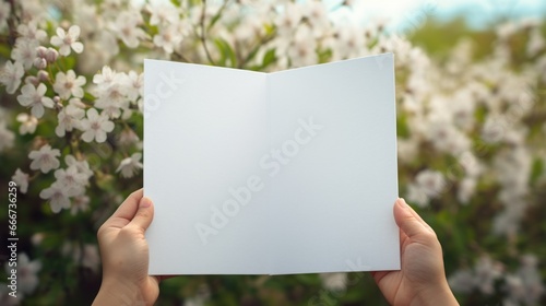 A person holding a piece of paper in their hands