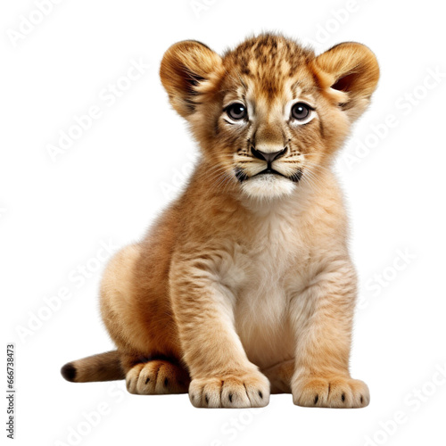Cute baby lion clip art © Diana