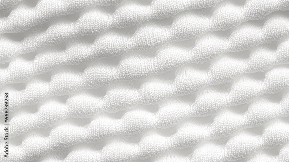 Fototapeta premium white textured fabric, fabric texture macro shot, textile design, pure and clean background, neutral material.