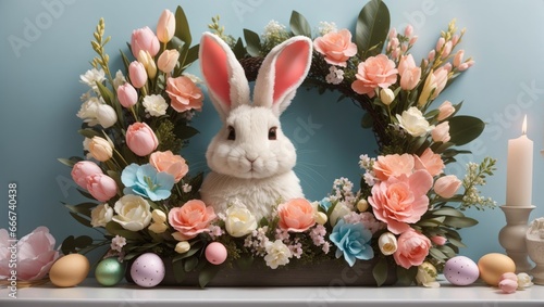 Egg-citing Easter Wishes  Hyper-Realistic Bunny Ears and Blooms 