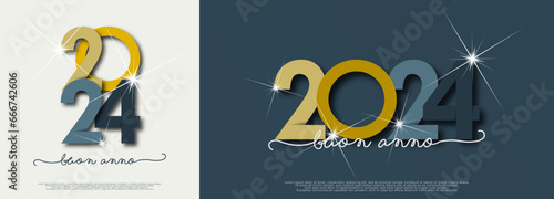 felice anno nuovo - buon anno 2024	