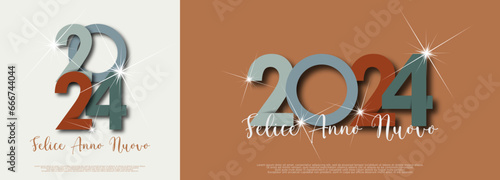 felice anno nuovo - buon anno 2024	