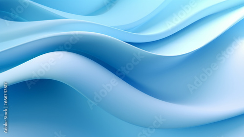Abstract blue and white wavy lines background © cac_tus