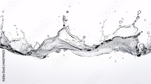 Realistic Liquid water splashes. Realistic water luxury background.