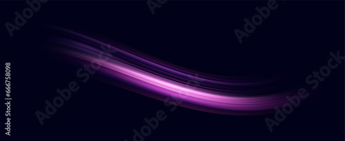 	
Neon speed lines. Dynamic light motion traces. Light trace wave, trace line.