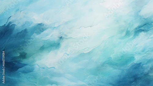 Abstract Waveforms in Shades of Aqua and Blue for Trendy Covers