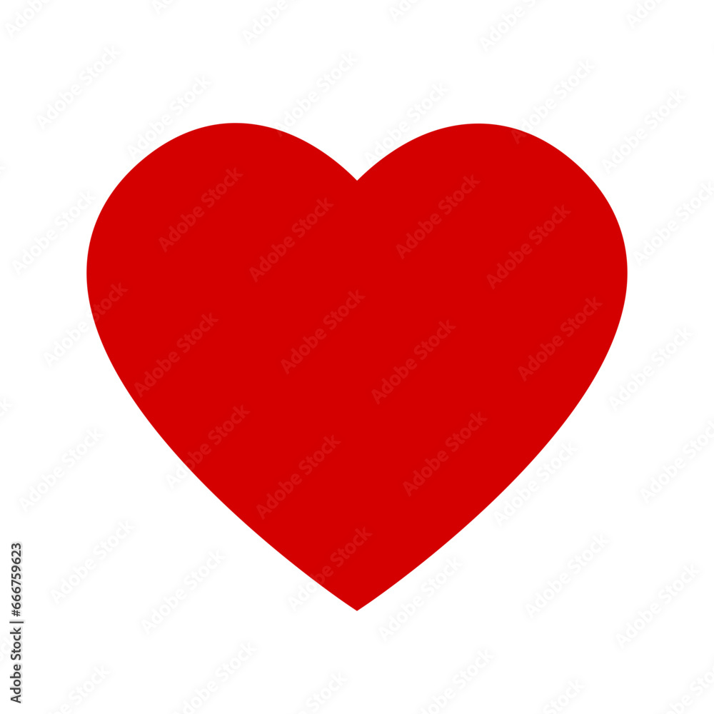 Basic Red Heart Symbol Sign Icon Set. Vector Image. Basic Red Heart Symbol Sign Icon Set. Vector Image.