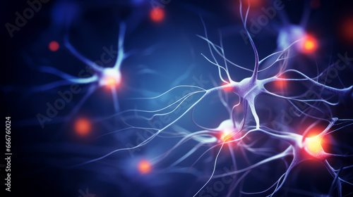 Human brain stimulation or activity with neurons, Neurology, neuronal network.