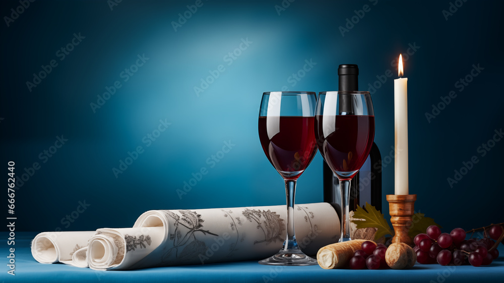 Elegant Evening Soiree: Wine, Candlelight, and Delight