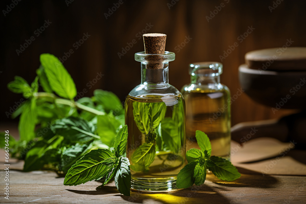 spa still life with essential oils, generative ai spa still life with essential oils, generative ai