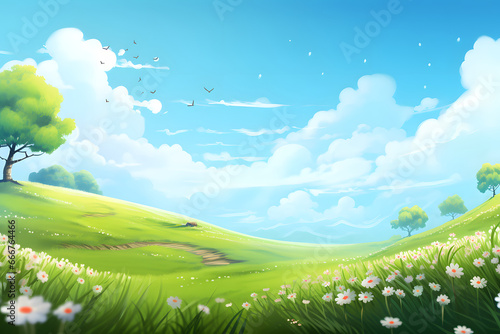 Spring - Landscape - Background