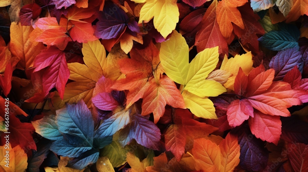 A Tapestry of Tints: Autumn Leaves