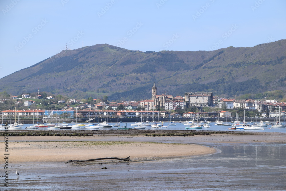Beautiful view Hondarribia Basque Country Spain