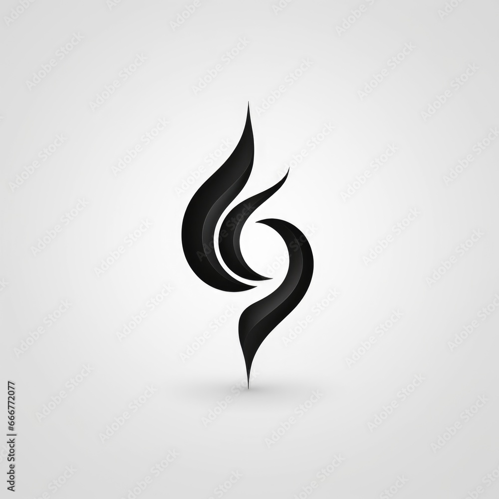 Abstract black and white company logo on a light background. Corporate logo design Abstract black and white company logo on a light background. Corporate logo design