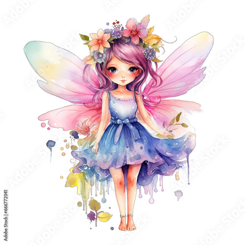 fairy, cute, character, girl, fantasy, children, magic, tale, wing, art, cartoon, illustration, 