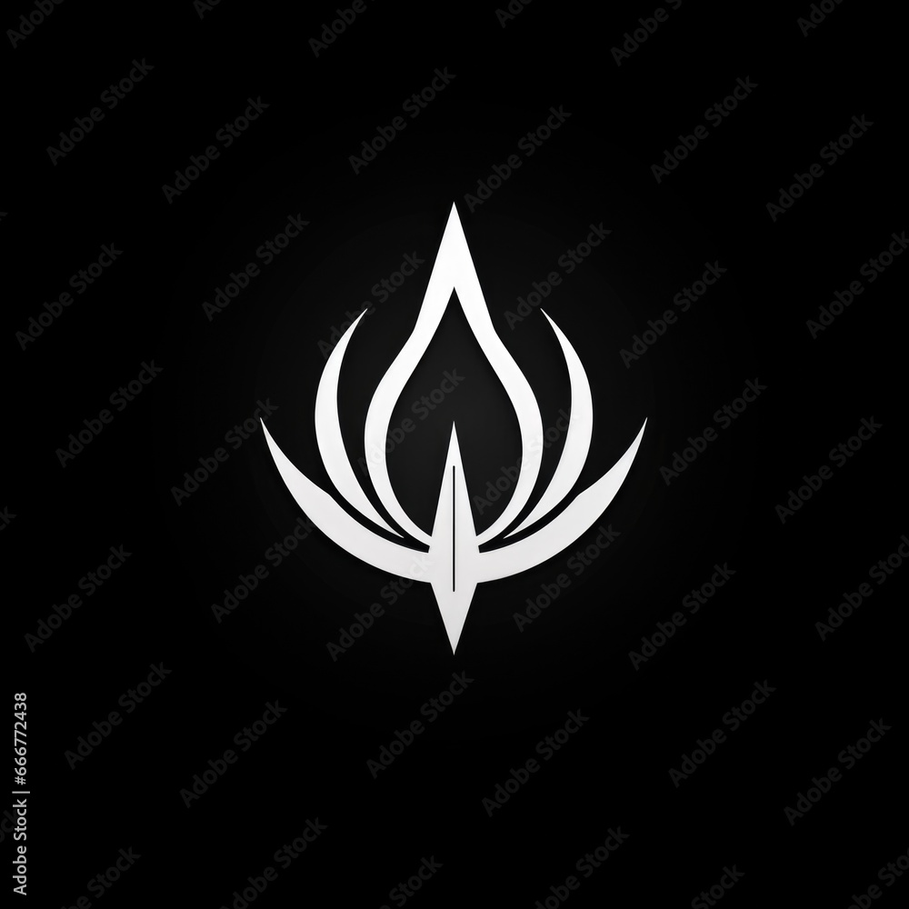 Abstract color company logo on a dark background. Corporate logo design Abstract color company logo on a dark background. Corporate logo design