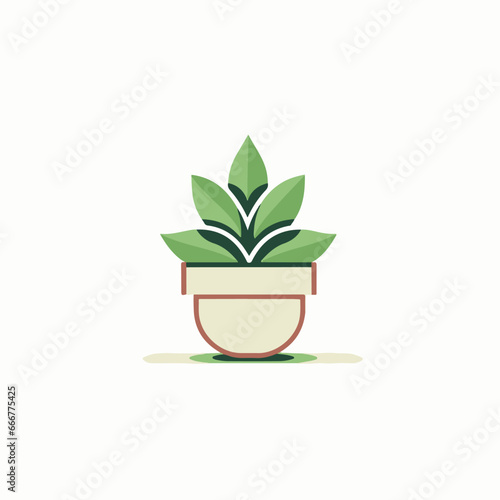 Succulent in cartoon, doodle style. 2d vector illustration in logo, icon style. AI Generative