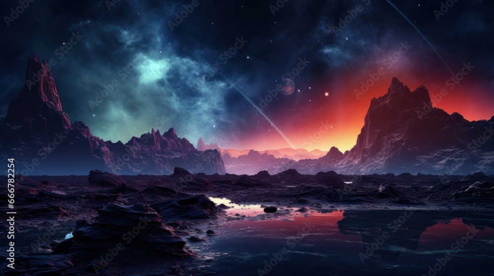 Mysterious majestic expanses of cosmic reality. Mysterious majestic expanses of cosmic reality.
