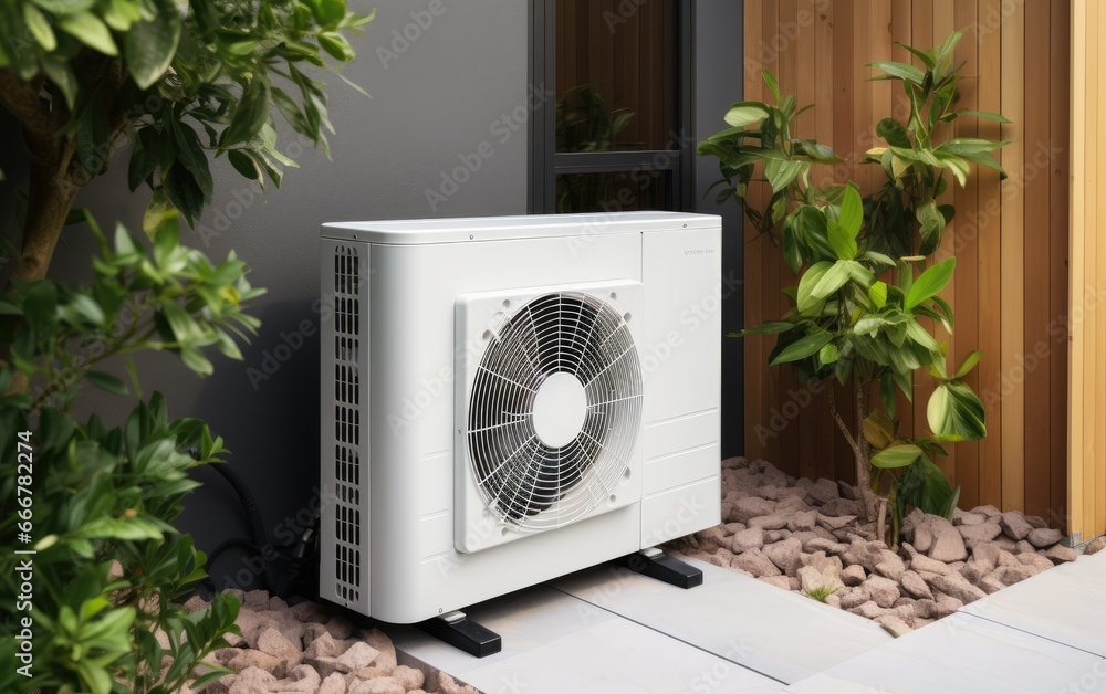 Clean energy for home, air source heat pump installation Clean energy for home, air source heat pump installation