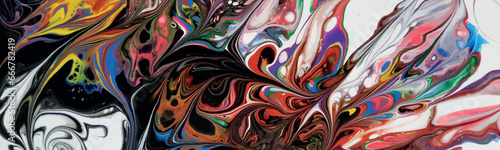 Acrylic painting. Fluid art. Marble texture abstract background. Vector illustration.