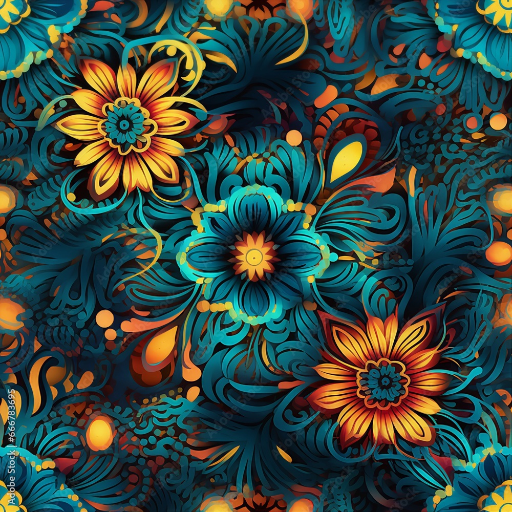 Bohemian Mandala Magic Pattern Bohemian Mandala Magic Pattern