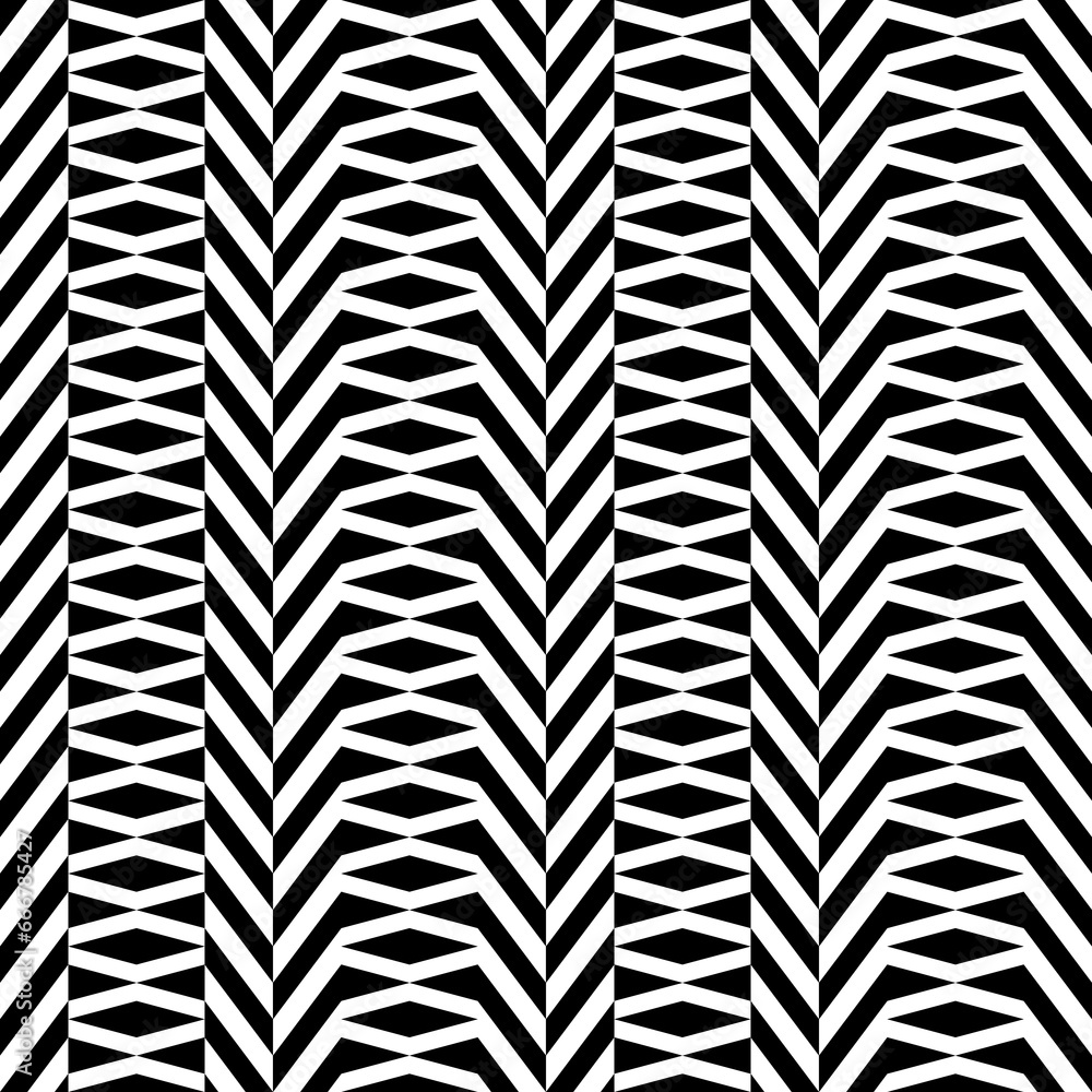 Zigzag lines. Jagged stripes. Seamless surface pattern design with triangular waves ornament. Repeated chevrons wallpaper. Herringbone motif. Digital paper for page fills, web designing, textile print Zigzag lines. Jagged stripes. Seamless surface pattern design with triangular waves ornament. Repeated chevrons wallpaper. Herringbone motif. Digital paper for page fills, web designing, textile print