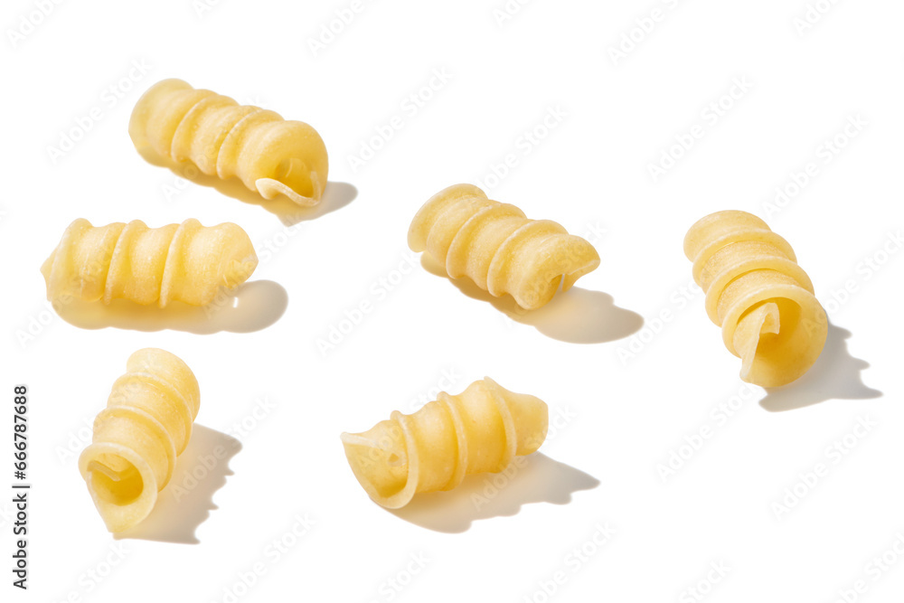 Macaroni noodle isolated on white background Macaroni noodle isolated on white background