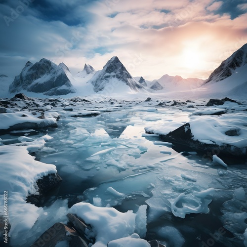 iceberg in jokulsarlon lagoon