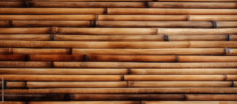 The backdrop featuring bamboo wood's texture The backdrop featuring bamboo wood's texture
