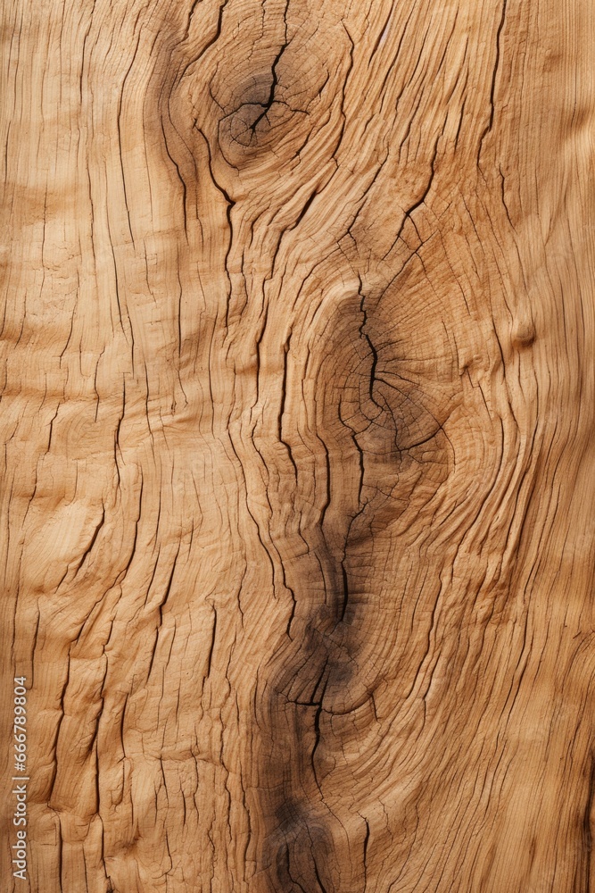 Wood with a weathered, rustic appearance and a prominent grain pattern Wood with a weathered, rustic appearance and a prominent grain pattern