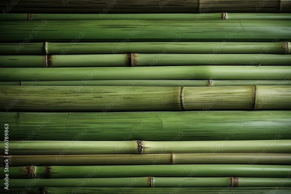 The backdrop displays the vibrant green bamboo's texture The backdrop displays the vibrant green bamboo's texture