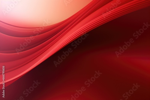 unusual red background of smooth and fluid shapes © Nataliia