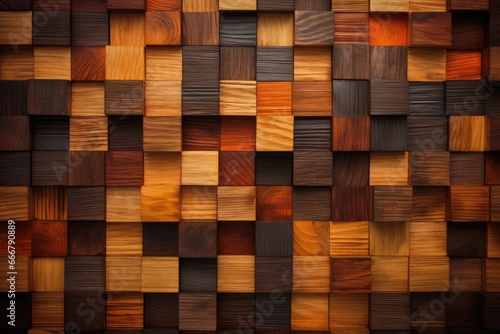 view from above on abstract wooden texture modern background © Nataliia