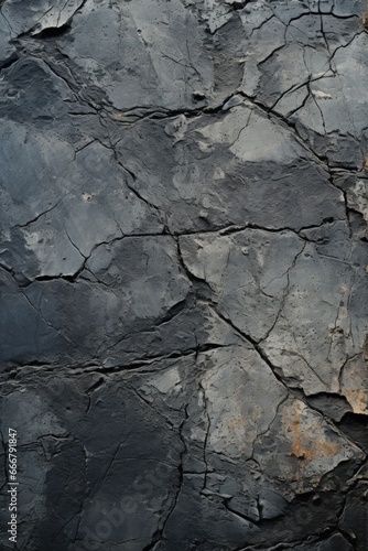 A backdrop featuring a coarse and rugged asphalt texture marked by cracks and scattered debris