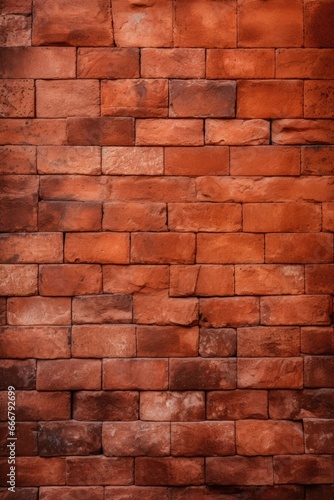 The background showcases a terracotta-like texture in a warm  reddish-brown shade