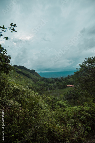 Wallpaper Mural clouds over the mountains Torontodigital.ca
