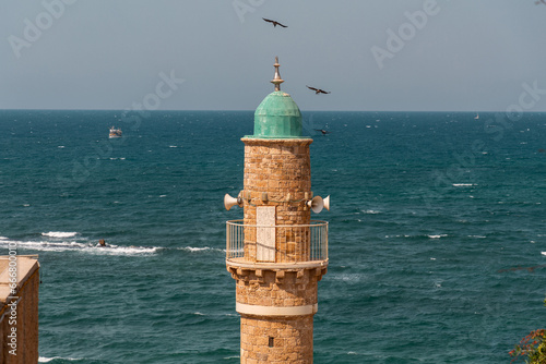 The Al Bahr Mosque in Jaffa, Israel photo