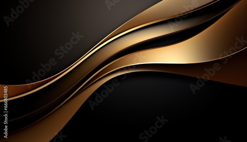 Gold and black abstract backgorund for copy space advertisement