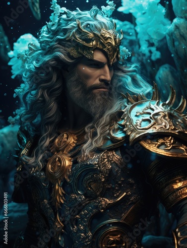 Poseidon Historical Old and Ancient Mythology - Olympic Gods. Greek rulers and lords   heavenly powers  kings. ancient third generation gods  supreme deities who dwelt mount olympus.