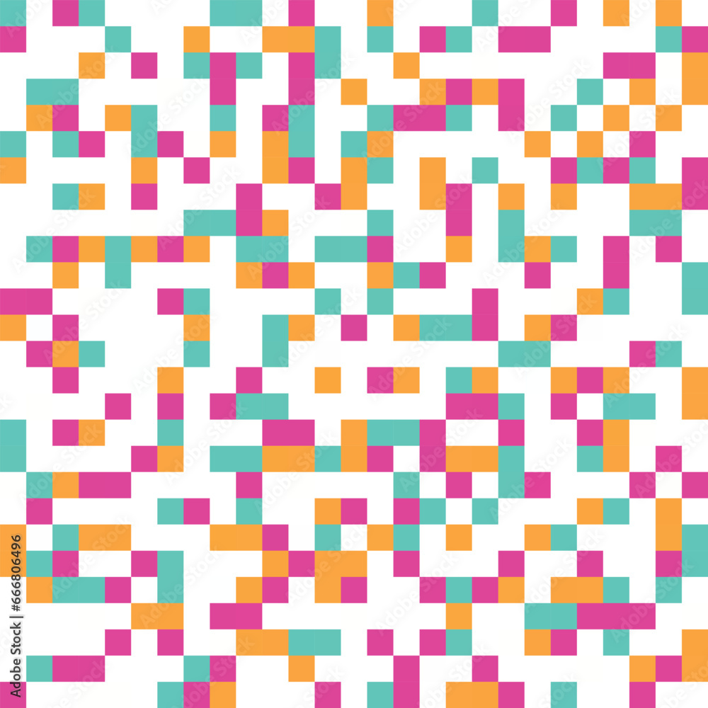 Glitch Noise Pixel Pattern or Background in Pixel Art Glitch Noise Pixel Pattern or Background in Pixel Art