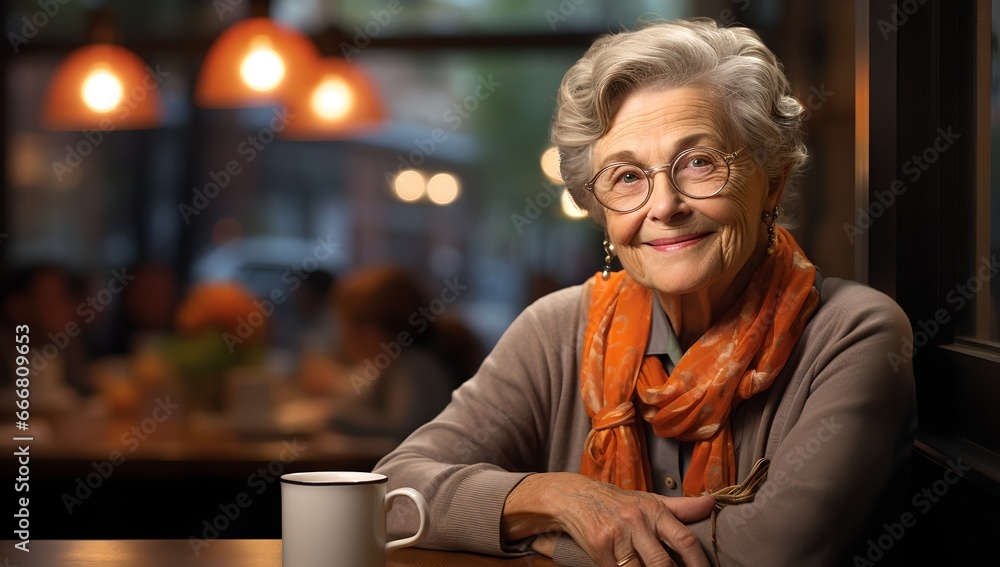 Portrait of an elderly woman Portrait of an elderly woman