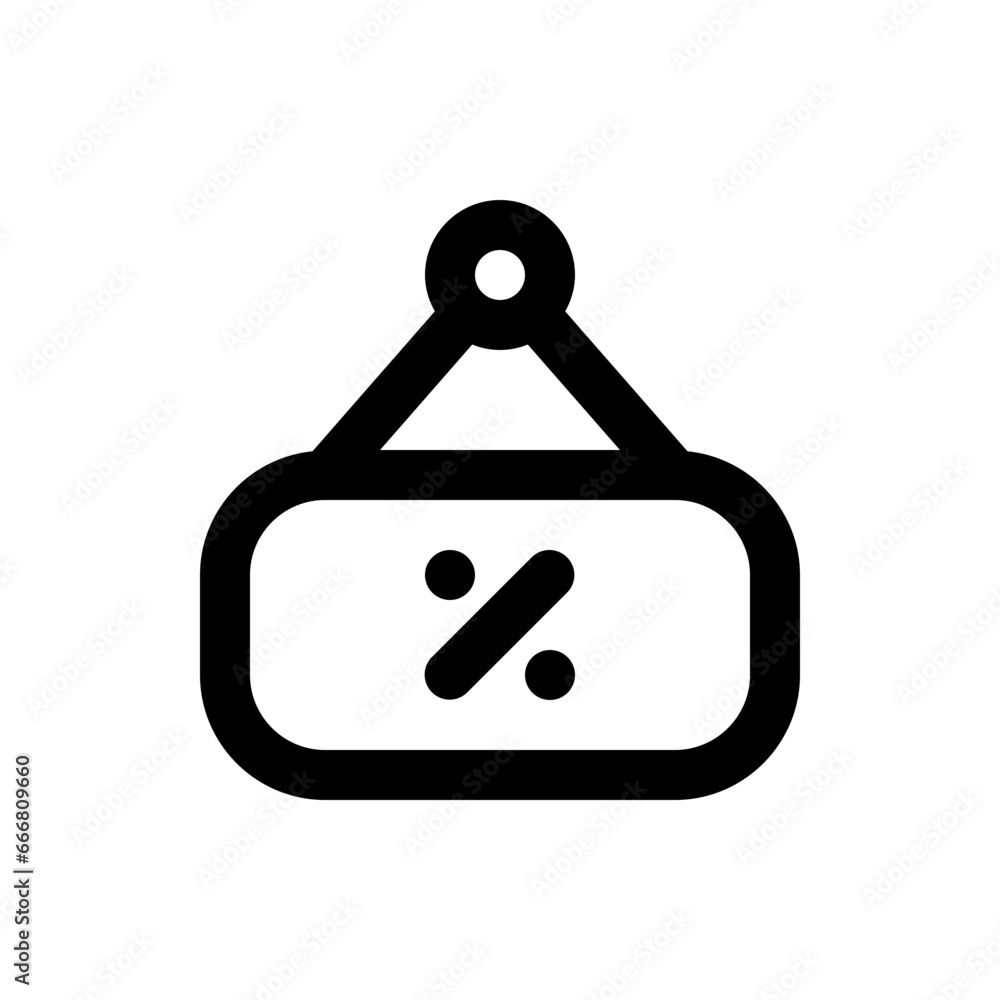 store sign line icon