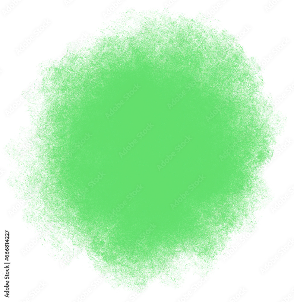 Green Circle Glitter Fog Cosmos
