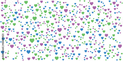 Seamless hearts pattern. Vector repeating texture. eps 10 © nurin