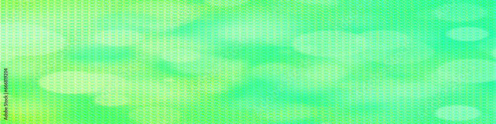 Green bokeh panorama for holidays and new year backgrounds, Usable for banner, poster, Ad, events, party, sale, celebrations, and various design works