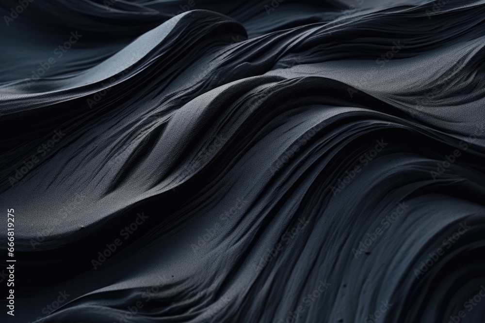 . Black sand macro