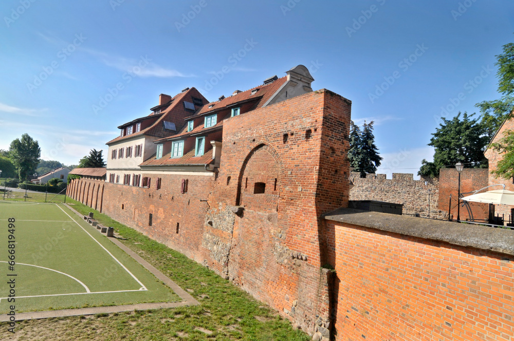 Toruń Castle or Thorn Castle  of the Teutonic Order located in Poland