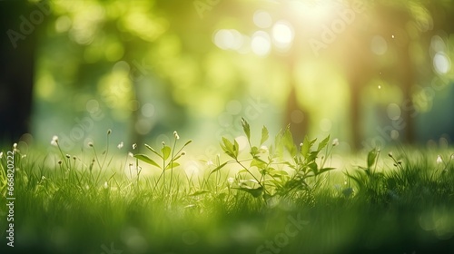 Spring floral background, f...